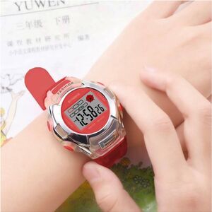 Waterproof Kids Sports Boys Girls Student LED Digital Watch Alarm Stopwatch Gift
